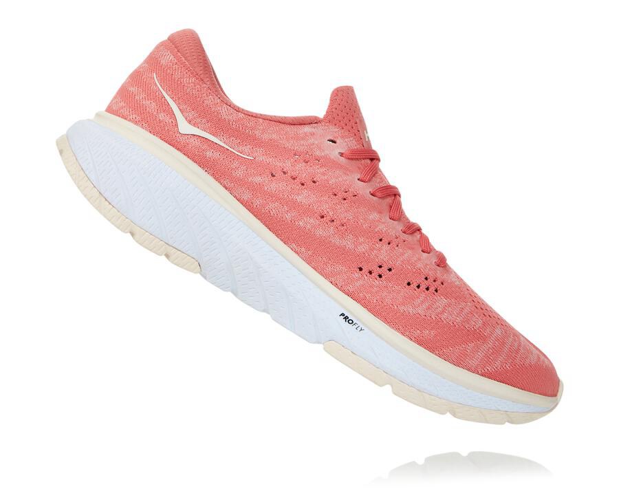 Hoka One One Yürüyüş Ayakkabısı Kadın Turuncu/Beyaz - Cavu 3 - EX5861437